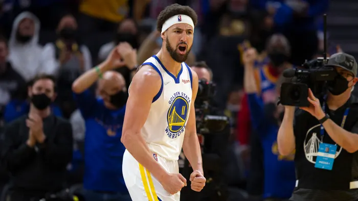 Klay+Thompson+Returns+to+the+Court+for+the+Warriors
