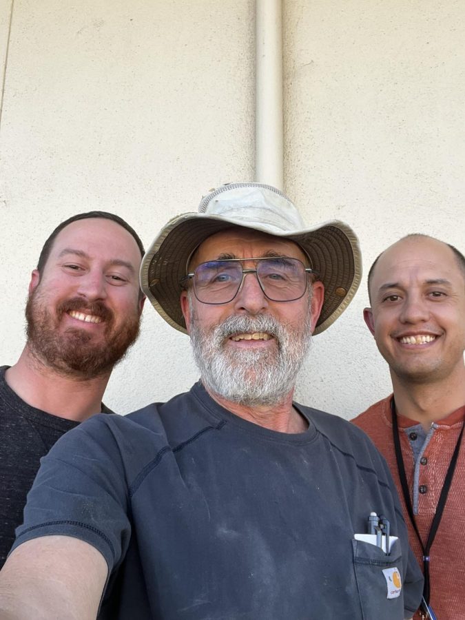 (From left to right) Mr. Marine, Brad Morisoli, and Mr. Avilla taking a selfie after completing the episode.