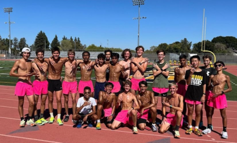 Part of the Boys Cross Country Team After a Workout
