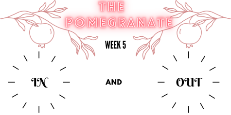 The Pomegranate´s In and Out´s - Week 5