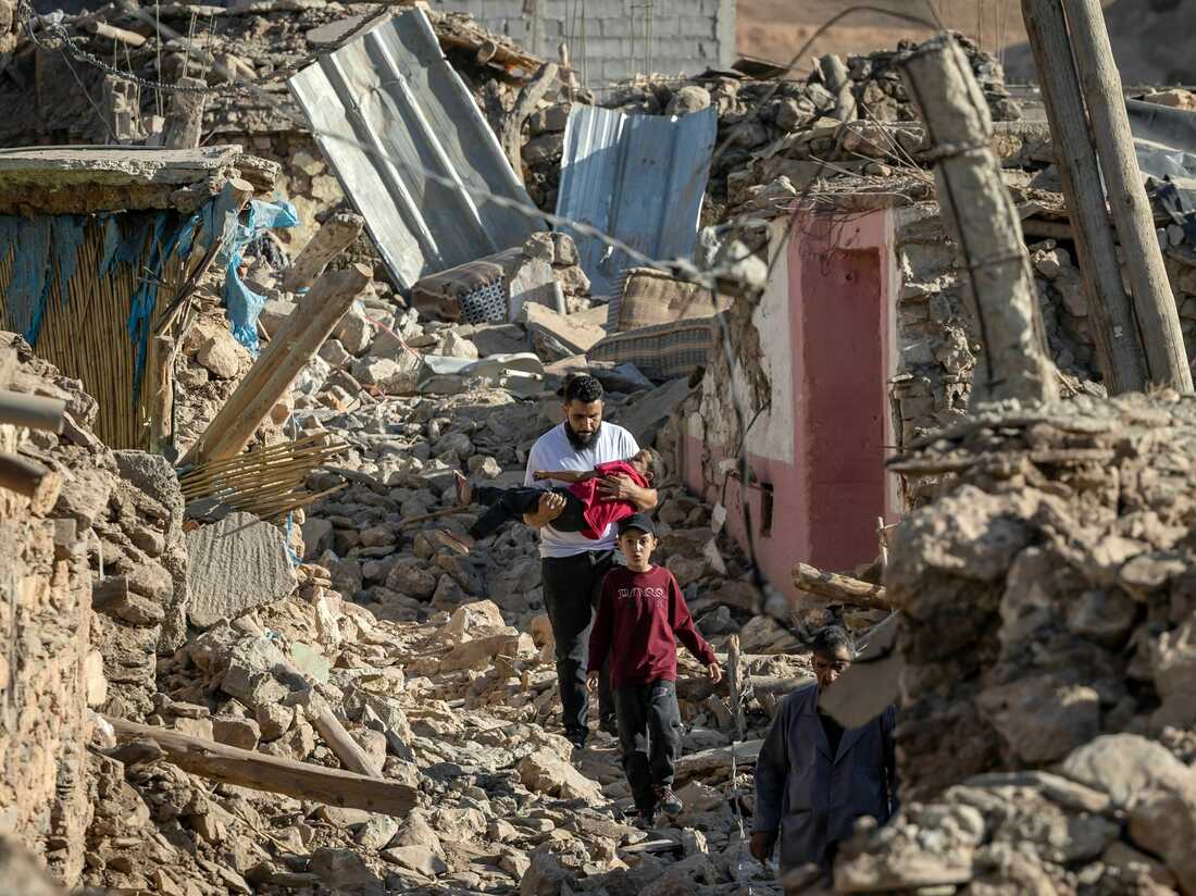 Devastating destruction in Morocco after a 6.8 magnitude earthquake 
