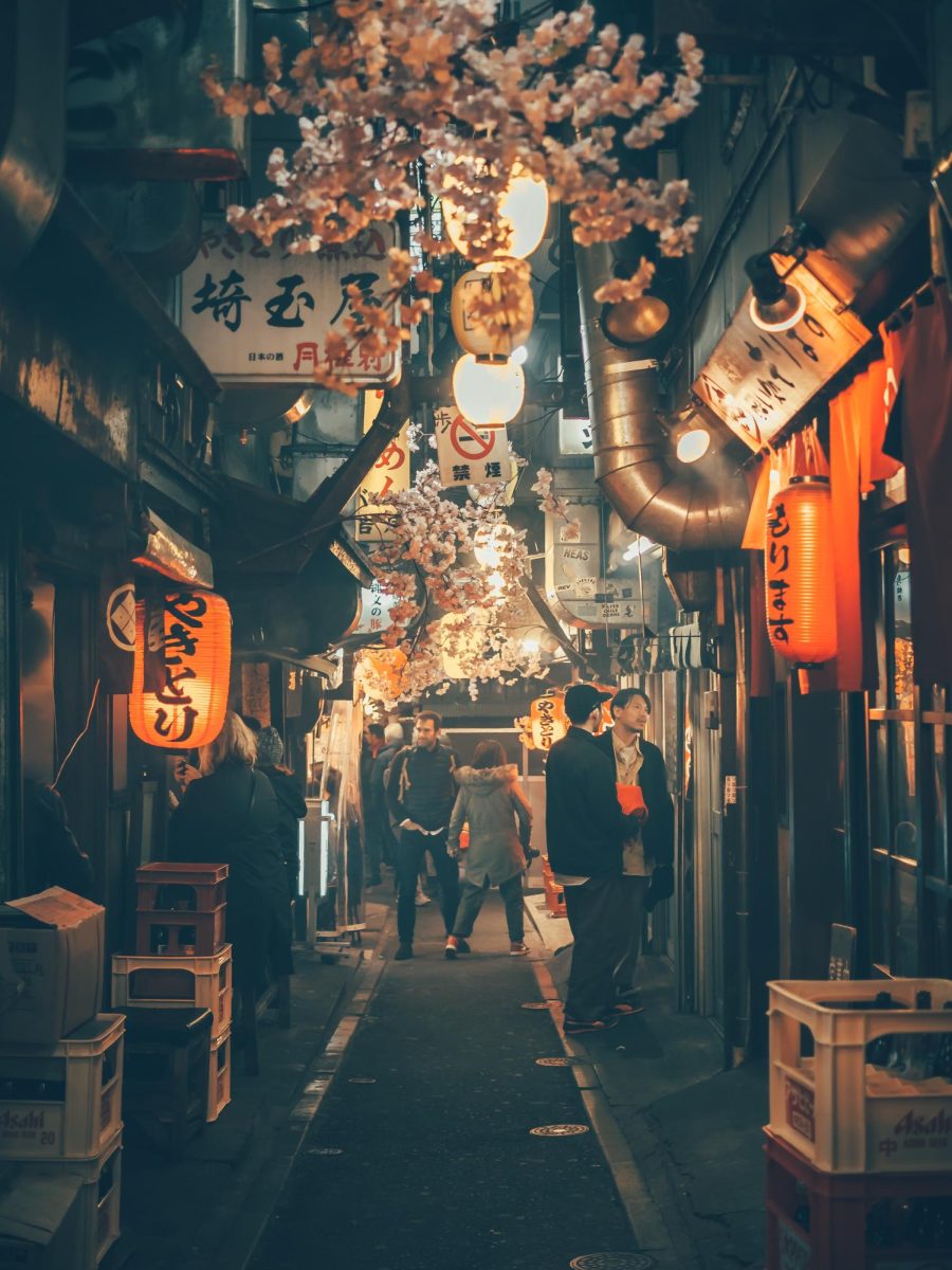 Shinjuku Yakitori Alley, Tokyo, Japan. Forty miles from sister city Yotsukaidō.