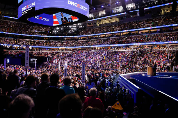 CHICAGO, ILLINOIS - AUGUST 21:  Pennsylvania Gov. Josh Shapiro speaks on stage during the third day of the Democratic National Convention at the United Center on August 21, 2024 in Chicago, Illinois. Delegates, politicians, and Democratic Party supporters are in Chicago for the convention, concluding with current Vice President Kamala Harris accepting her party's presidential nomination. The DNC takes place from August 19-22.   (Photo by Kevin Dietsch/Getty Images)