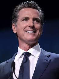 California Governor, Gavin Newsom.