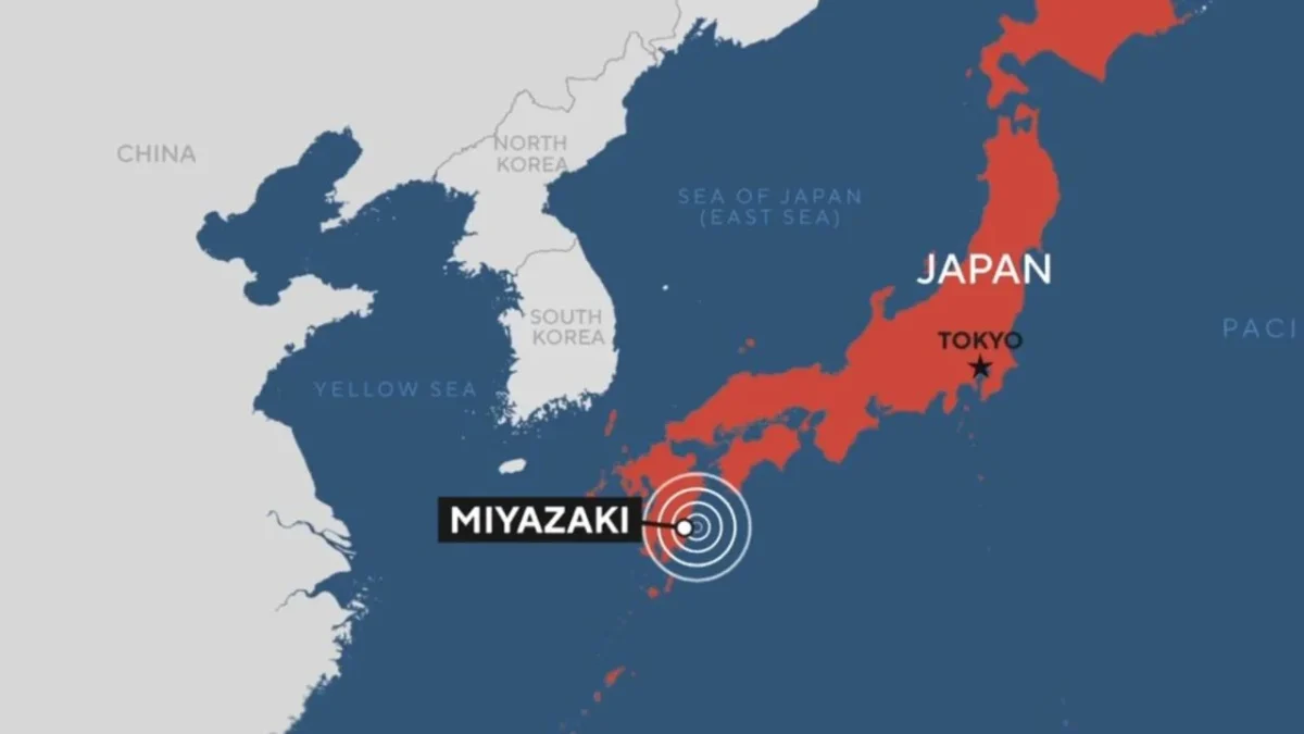 6.8 earthquake strikes southwest Japan.