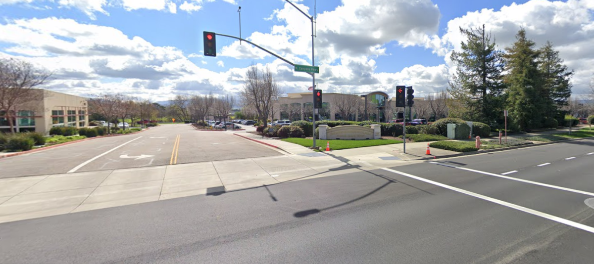 Commercial Buildings along Triad Drive in March of 2022. (Google Maps)