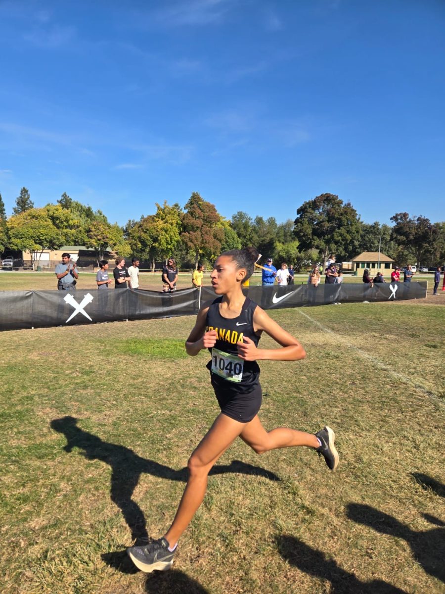 Sade practices running before her big race